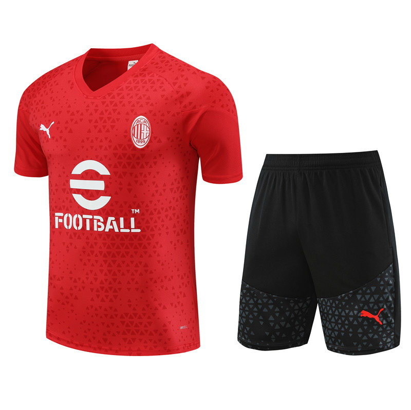 AAA Quality AC Milan 23/24 Red/White Training Kit Jerseys